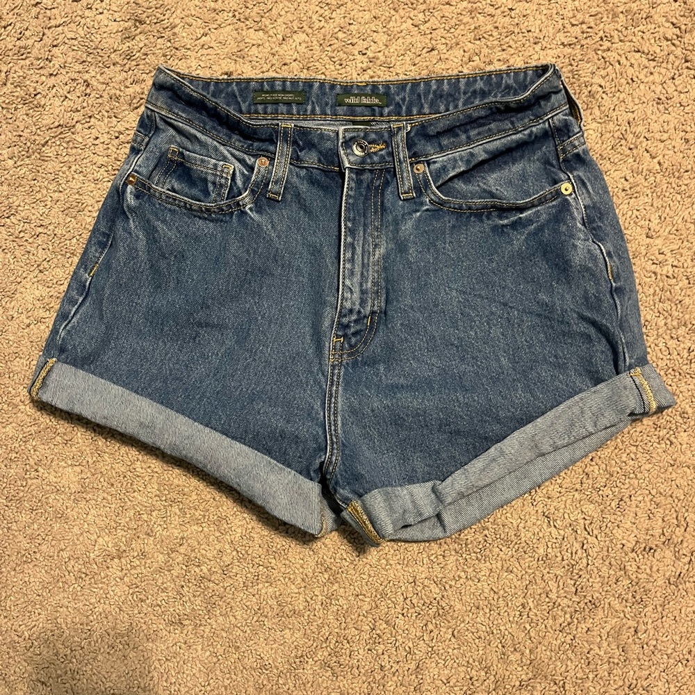 Wild fable highest rise mom shorts